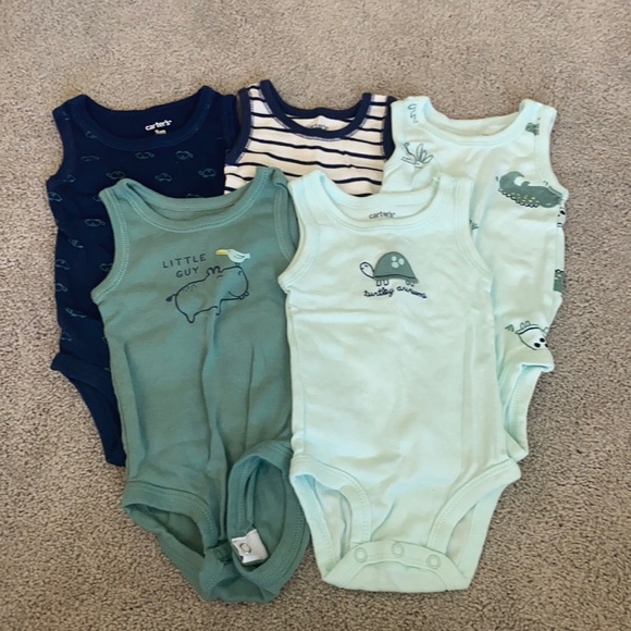 Boys set of tank bodysuits - Picture 1 of 3
